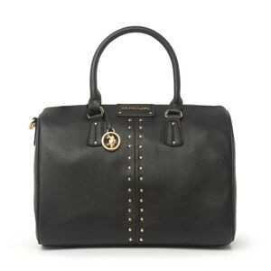 U.S. Polo Assn. Black Studded Dome Satchel